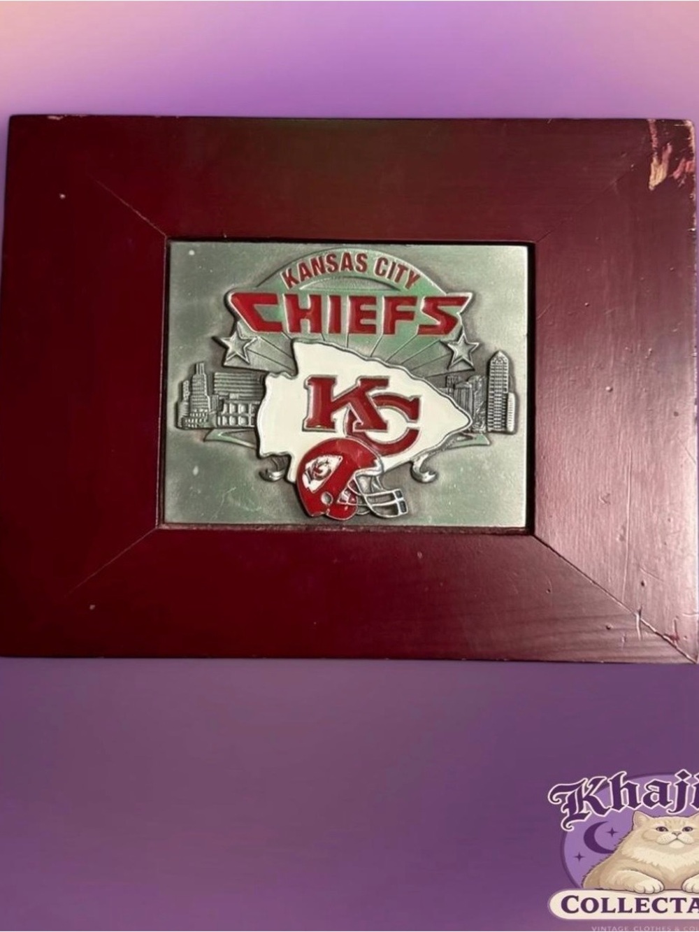 NFL Kansas City Chiefs one of a kind trinket box